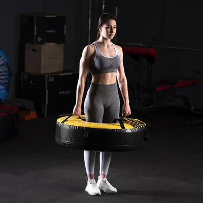 Gomë trajnimi HMS Premium PYT01, 40 kg, e verdhë me të zezë