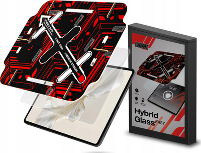 Xham mbrojtës tableti GrizzGlass HybridGlass Easy për Honor Pad 9, hibrid, transparent