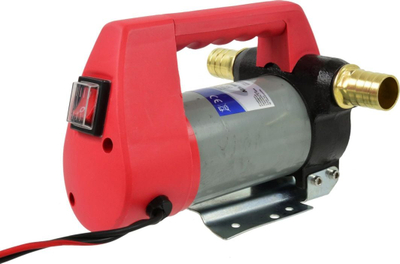 Пумпа за масло Geko G00945, 12V, компактна, сива