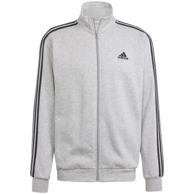 Тренерка adidas Basic 3 Stripes Fleece M IA3073, за мажи, памук полиестер, сива