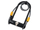Bravë biçiklete OnGuard 5801 U-Lock, kabllo çeliku, e zezë