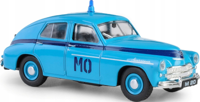 Maket makine PRL Warszawa M-20 MO Daffi, model për koleksion, për zbukurim, shumëngjyrësh