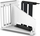 Montuese vertikale për kartelë Nzxt Vertical (AB-RH175-W1)