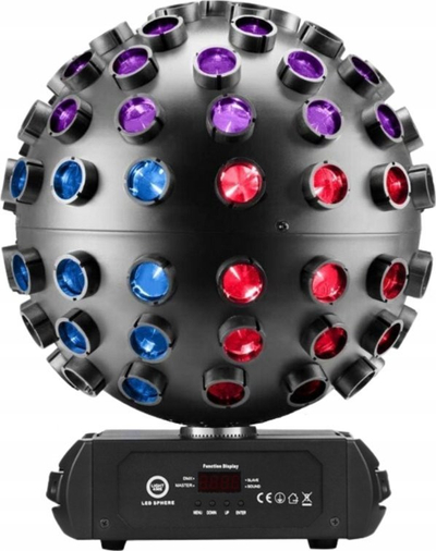 Efekt drite LED Light4Me LED Sphere, 5x18W RGBWA UV, DMX, i zi