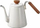 Ibrik pour over Hario BDK-80-W me gojë të ngushtë, me dorezë druri, i bardhë