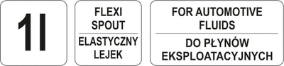 Hinkë fleksibile Workshop 1L (YT-06980)