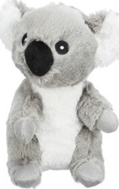 Lodër pelushi për qen Trixie Koala Elly, me fishkëllimë, gri