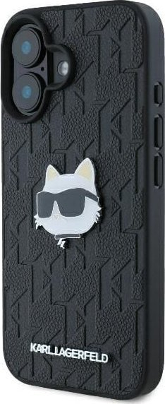 Kapak telefoni Karl Lagerfeld KLHCP16SPGKLCHPK, iPhone 16 6.1", hardcase, i zi