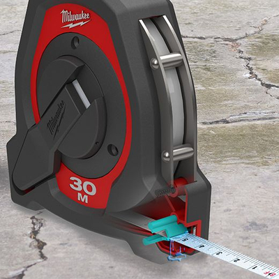 Metër Milwaukee 48225103, 30 m, gjerësi shiriti 9.5 mm, i kuq