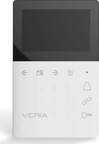 Monitor video interfon Veria 7043B, ekran 4.3", pa duar, i bardhë