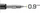 Mina grafiti Pica Fine Dry H, 0.9 mm, set