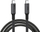 Kabllo USB Alcasa 2404-TK018A, USB4 Gen 3x2, 1.8m USB-C me USB-C, grafit