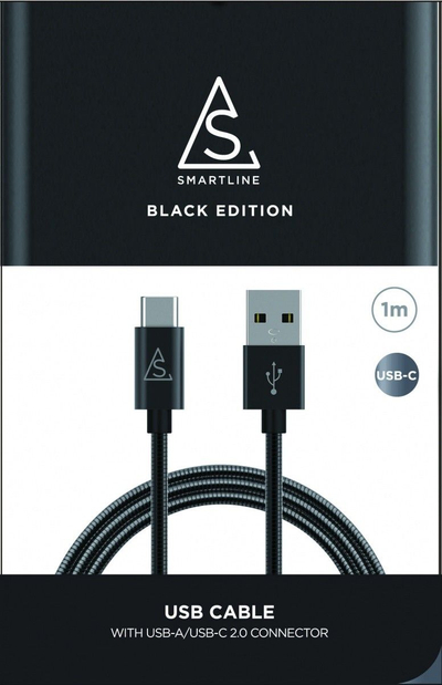 Kabllo USB BlueLounge USB A në USB C, 1 m, e zezë