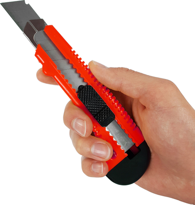 Thikë për tapet Wallpaper Knife Diagram, mekanizëm bllokimi, teh i zëvendësueshëm