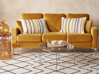 Set jastëkësh dekorativ Ardisia, 40 x 60 cm, pambuk, bezhë me vija