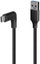 Kabllo USB LINDY 1m USB 3.2 Type A në Type C, kënd 90°, e zezë