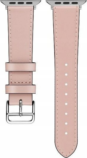 Rrip ore Beline Strap Watch, 20mm, lëkurë Hermes, rozë