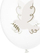 Balona Strong Balloons Pigeon Crystal Clear, 30cm, set 6 copë, transparente