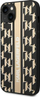 Kapak telefoni Karl Lagerfeld Monogram Stripe për iPhone 14 Plus 6.7", hardcase, kafe