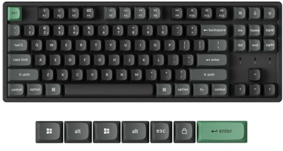 Tastierë mekanike Keychron K8 Ultra 8K, TKL, Keychron Apex, pa tela, e zezë