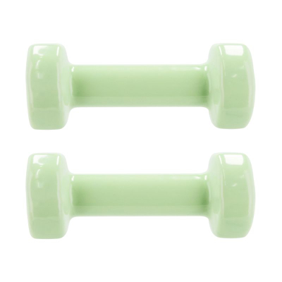Set hantellash Spokey Shape Vinyl, 2x1 kg, vinyl, jeshile