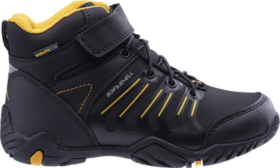 Këpucë trekking për kalamoj Elbrus Erimley Mid WP, softshell, kundra ujit, të zeza