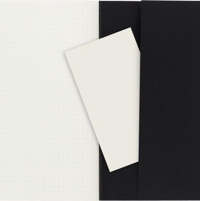 Set fletore Moleskine Cahier Journals L, 13x21cm, faqe me pika, të zeza