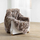 Batanije dekorative Douceur d’Intérieur ANTARTIC, 125x150 cm, kafe