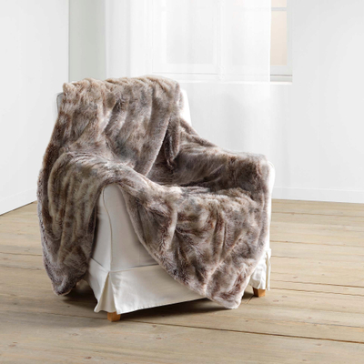Batanije dekorative Douceur d’Intérieur ANTARTIC, 125x150 cm, kafe