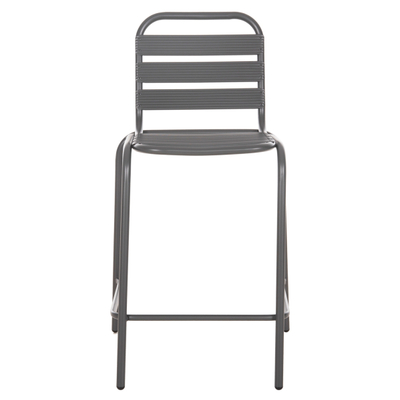 Stol bari Laura mesatare 58,5×58×104 Hcm (HM6065.01), gri