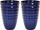 Set vazo për lule FERIZA, 42 cm, set me 2 copë, blu navy