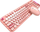 Set tastierë dhe mi wireless Mofii Lovely 2.4G, 104 taste, DPI i rregullueshëm, rozë