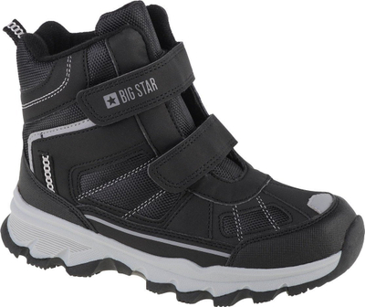 Çizme trekking për kalamaj Big Star KK374157, me shirit Velcro, të mbrojtme, të zeza
