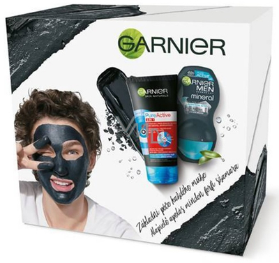 Set skrab për fytyrë + deodorant Garnier
