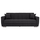 Divan-Shtrat 3 ulëse, 215×80×77 cm HM3240.03, gri
