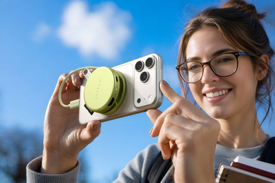 Satechi OntheGo 5-in-1 Multiport Adapter, Citrus
