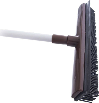 Fshesë me furçë gome Effective Rubber Brush, për dysheme dhe tapete, e zezë