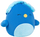 Lodër pelush Squishmallows Priscilla Penguin, 40 cm, shumë e butë, blu