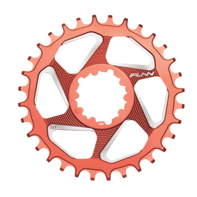Rrotëzinë zinxhiri MTB Funn Solo DX, narrow wide, direct mount SRAM, e kuqe