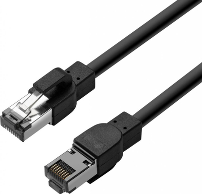 Kabllo rrjeti Lanview Cat6a LVN6015SOUT, 15 m, S/FTP, e zezë për jashtë