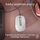 Maus Logitech MX Anywhere 3S for Mac, wireless, i vogël kompakt, gri i çelët