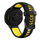 Rrip ore inteligjente Garmin G02, silikoni sportiv, universal, i zi e verdhë