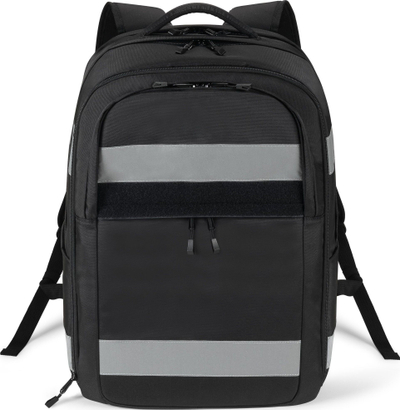 Çantë shpine DICOTA Reflective, 32–38L, për laptop 17.3", e zezë