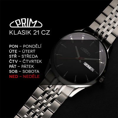 Orë dore Prim Klasik 21 CZ Date W01P.13141.A
