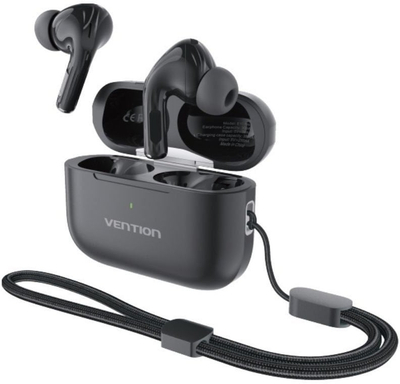 Kufje pa tela Vention ECHO LITE E11 Plus, TWS, me kuti karikimi, të zeza