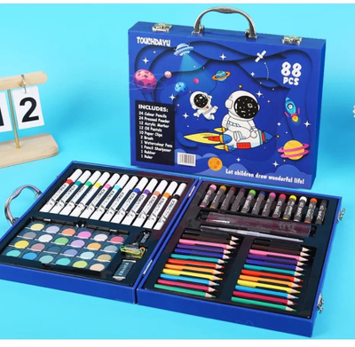Set vizatimi Extralink Blue Astronaut, 88 pjesë, shumëngjyrësh