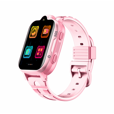Паметен часовник за деца Garett Kids Cute 4G, GPS, отпорен на вода, розов