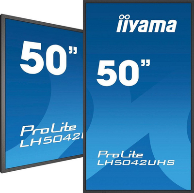 Monitor iiyama ProLite LH5042UHS-B3, 49.5", 3840 x 2160 (UHD 4K), 60 Hz, i zi