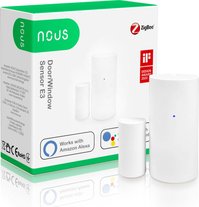 Sensor i dyerve dhe dritareve Nous E3 ZigBee, i bardhë