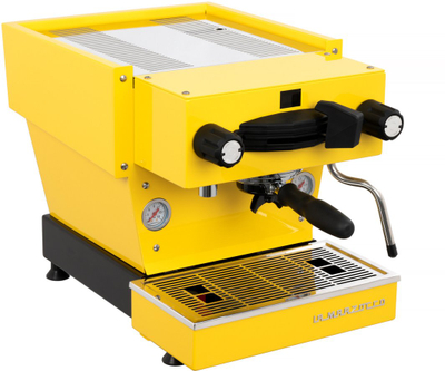 Aparat espresso JoeFrex Home Linea Mini R, profesional, me portafilter, i verdhë
